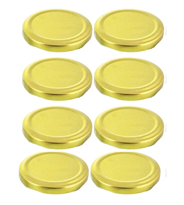 8-Piece_Gold_Glass_Jar_Lids_Only_63Mm_For_63_Mm_Mouth_Jars
