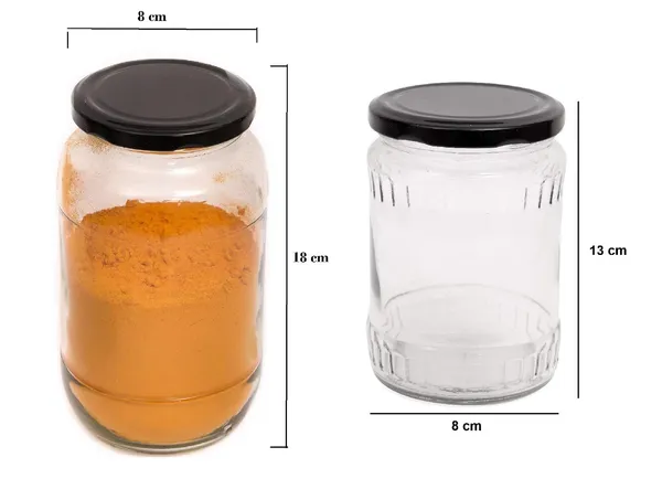 8-Piece_Round_Glass_Jar_Kitchen_Storage_Container_With_Rust_Proof_Cap,_Clear,_500-1000Ml_Combo
