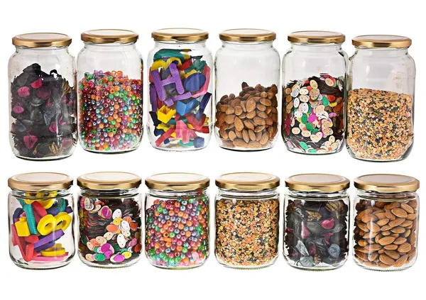12-Piece_Round_Glass_Jar_Kitchen_Storage_Container_With_Rust_Proof_Cap,_Clear,_500-1000Ml_Combo