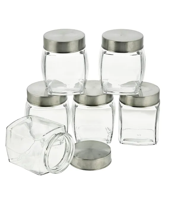 Set_Of_6_Savour_Kitchen_Storage_Glass_Containers_With_Steel_Lid_325Ml