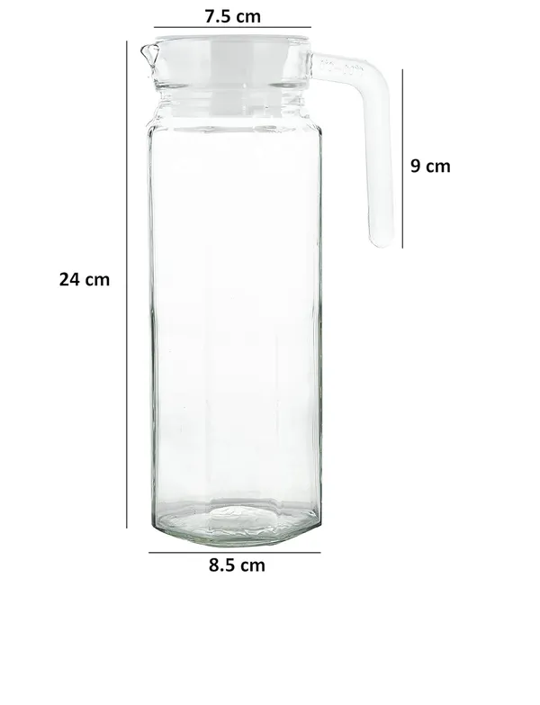 Pack_Of_2_Premium_Hexa_Glass_Water_Jug_With_Lid_Beverage_Dispenser_Clear_1000_Ml