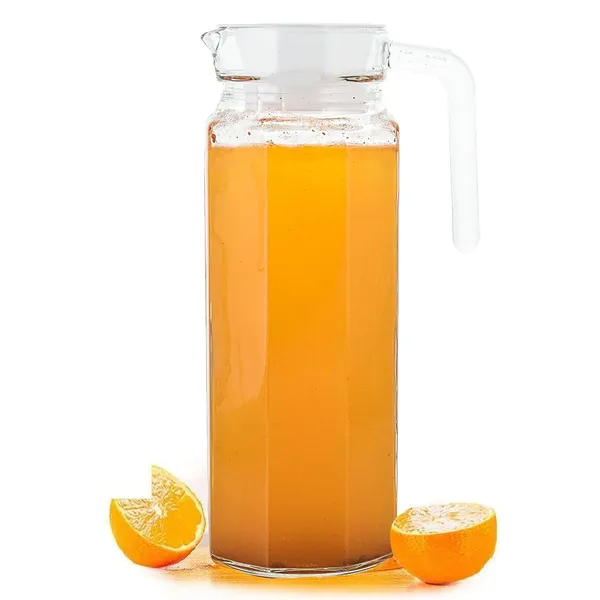 Pack_Of_2_Premium_Hexa_Glass_Water_Jug_With_Lid_Beverage_Dispenser_Clear_1000_Ml