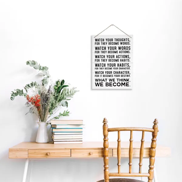 Multicolor_Inspirational_Wood_Sign,_Watch_Your_Thoughts_Sign,_Rustic_Hanging_Wooden_Plaque_Sign,_Decorative_Wooden_Wall_Sign,_Thoughtful_Wall_Sign,_Home_Office_Decor,_Study_Decor,_Motivational_Classroom_Decor