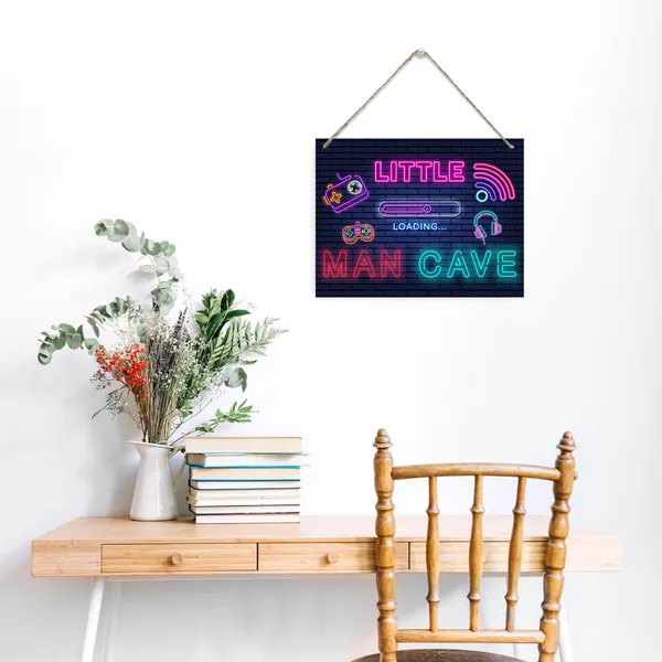 Multicolor_Game_Door_Sign,_Man_Cave_Sign,_Rustic_Hanging_Wooden_Plaque_Sign,_Gamer_Room_Wall_Decor,_Gaming_Decor_Art,_Funny_Nursery_Decor_|_For_Boys,_Wall_Decorations_|_For_Bedroom_Playroom,_Man_Cave_Decor