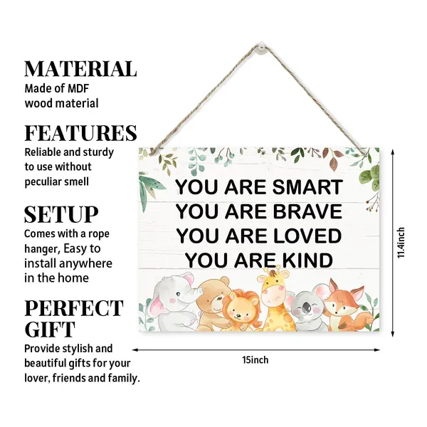 Multicolor_Game_Door_Sign,_You_Are_Smart_Brave_Loved_Kind_Sign,_Inspirational_Wall_Decor_|_For_Gaming_Room,_Rustic_Hanging_Wooden_Plaque_Sign,_Boys_Kids_Bedroom_Decor,_Playroom_Decor,_Motivational_Wall_Sign