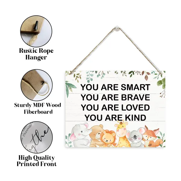 Multicolor_Game_Door_Sign,_You_Are_Smart_Brave_Loved_Kind_Sign,_Inspirational_Wall_Decor_|_For_Gaming_Room,_Rustic_Hanging_Wooden_Plaque_Sign,_Boys_Kids_Bedroom_Decor,_Playroom_Decor,_Motivational_Wall_Sign