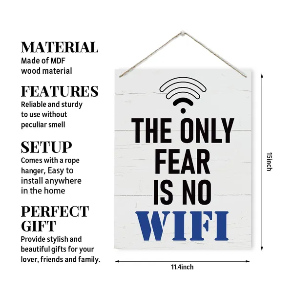 Multicolor_Game_Door_Sign,_The_Only_Fear_Is_No_Wifi_Sign,_Rustic_Hanging_Wooden_Plaque_Sign,_Farmhouse_Wall_Sign,_Gaming_Wall_Plaque,_Game_Room_Wall_Decor_Art,_Teen_Boys_Room_Decor,_Bedroom_Decor