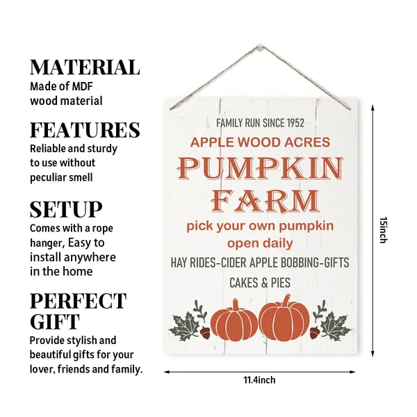 Multicolor_Pumpkin_Farm_Sign,_Autumn_Wood_Sign,_Rustic_Hanging_Wooden_Plaque_Sign,_Pumpkin_Wall_Art,_Fall_Harvest_Sign_|_For_Home_Party_Kitchen_Decor,_Pumpkin_Decor_Outside,_Garden_Yard_Hanging_Decor