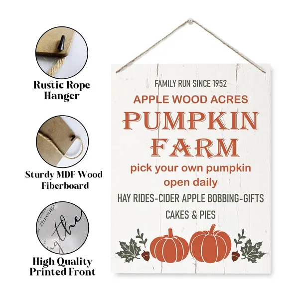 Multicolor_Pumpkin_Farm_Sign,_Autumn_Wood_Sign,_Rustic_Hanging_Wooden_Plaque_Sign,_Pumpkin_Wall_Art,_Fall_Harvest_Sign_|_For_Home_Party_Kitchen_Decor,_Pumpkin_Decor_Outside,_Garden_Yard_Hanging_Decor