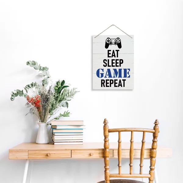 Multicolor_Game_Door_Sign,_Eat_Sleep_Game_Repeat_Sign,_Rustic_Hanging_Wooden_Plaque_Sign,_Funny_Novelty_Gaming_Room_Decor,_Boys_Bedroom_Playroom_Decor,_Wall_Decor_Art,_Gift_|_For_Him_Teen_Boy_Game_Lover