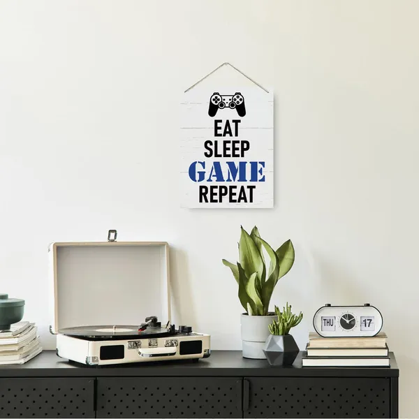 Multicolor_Game_Door_Sign,_Eat_Sleep_Game_Repeat_Sign,_Rustic_Hanging_Wooden_Plaque_Sign,_Funny_Novelty_Gaming_Room_Decor,_Boys_Bedroom_Playroom_Decor,_Wall_Decor_Art,_Gift_|_For_Him_Teen_Boy_Game_Lover
