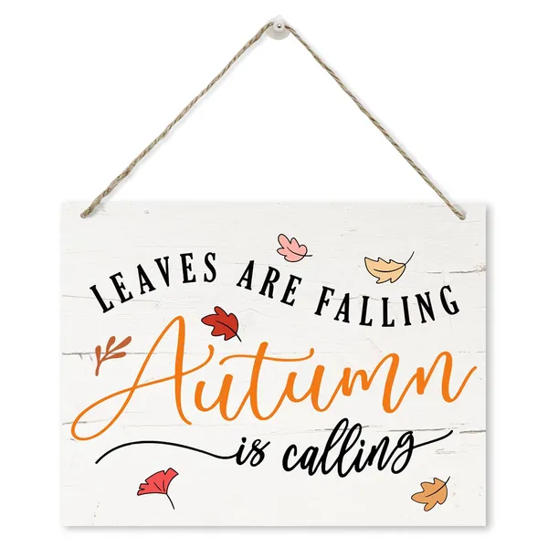 Multicolor_Leaves_Are_Falling_Autumn_Is_Calling_Sign,_Fall_Decoration,_Rustic_Hanging_Wooden_Plaque_Sign,_Beautiful_Autumn_Decor,_Autumn_Quotes_Wood_Sign,_Autumn_Fall_Home_Wall_Decor,_Halloween_Decor