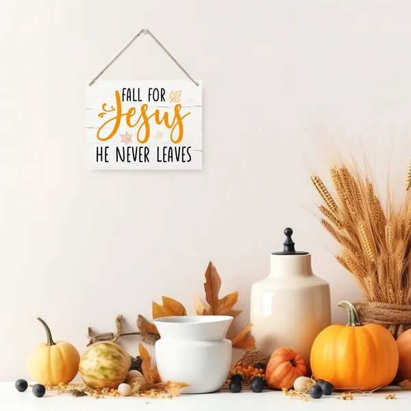 Multicolor_Fall_|_For_Jesus_He_Never_Leaves_Sign,_Fall_Decoration,_Rustic_Hanging_Wooden_Plaque_Sign,_Christian_Fall_Decor,_Autumn_Leaves_Decor,_Home_Decor_Accent,_Living_Room_Decor,_Front_Door_Decor