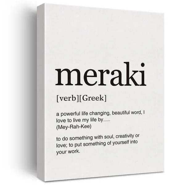 Multicolor_Greek_Art_Meraki_Definition_Print_Canvas_Wall_Art_Home_Office_Decor_Modern_Greek_Themed_Life_Quote_Painting_12x15_Canvas_Poster_Framed_Ready_to_Hang_Artwork