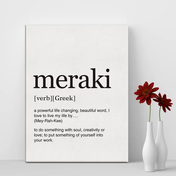 Multicolor_Greek_Art_Meraki_Definition_Print_Canvas_Wall_Art_Home_Office_Decor_Modern_Greek_Themed_Life_Quote_Painting_12x15_Canvas_Poster_Framed_Ready_to_Hang_Artwork