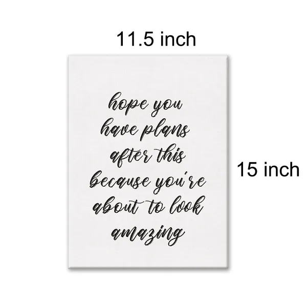 Multicolor_Hair_Salon_Print_Canvas_Wall_Art_Beauty_Salon_Spa_Decor_You're_About_to_Look_Amazing_Painting_12_x_16_Canvas_Poster_Framed_Ready_to_Hang_Artwork_Sign