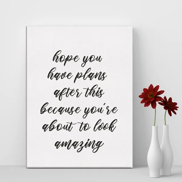 Multicolor_Hair_Salon_Print_Canvas_Wall_Art_Beauty_Salon_Spa_Decor_You're_About_to_Look_Amazing_Painting_12_x_16_Canvas_Poster_Framed_Ready_to_Hang_Artwork_Sign