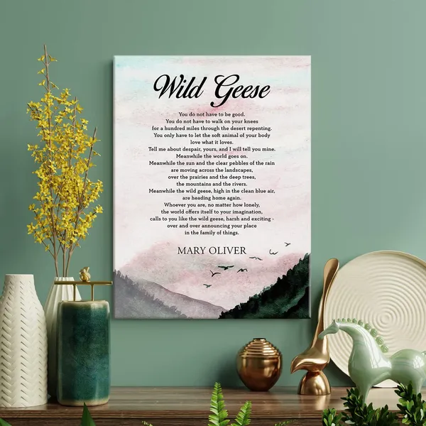 Multicolor_Wild_Geese_Poem_Watercolor_Print_Canvas_Wall_Art_Home_Decor_Wild_Geese_You_Do_Not_Have_to_Be_Good_Painting_12_x_16_Canvas_Poster_Framed_Ready_to_Hang