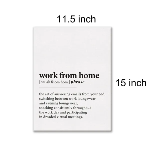 Multicolor_Work_From_Home_Definition_Print_Canvas_Wall_Art_Funny_Home_Office_Decor_Modern_Painting_12x15_Canvas_Poster_Framed_Ready_to_Hang_Artwork