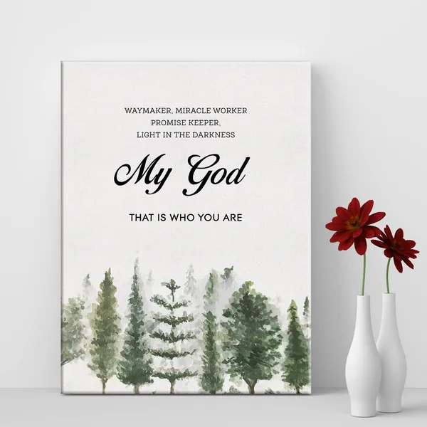 Multicolor_Inspirational_Waymaker_Miracle_Worker_Promise_Keeper_Quote_Print_Canvas_Wall_Art_Home_Office_Decor_Christian_Painting_12_x_16_Canvas_Poster_Framed_Ready_to_Hang_Living_Room_Decor