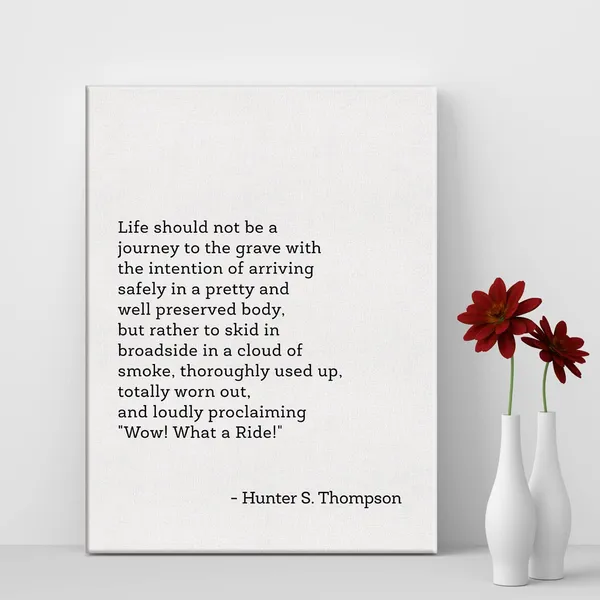 Multicolor_Postive_Literary_Quote_Print_Canvas_Wall_Art_Home_Office_Decor_Life_Should_not_be_a_Journey_to_the_Grave_Painting_12_x_16_Canvas_Poster_Framed_Ready_to_Hang