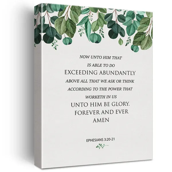 Multicolor_now_unto_Him_Who_is_Able_Scripture_Sign_Canvas_Home_Wall_Art_Decor_Bible_Verse_Painting_12_x_16_Poster_Framed_Ready_to_Hang