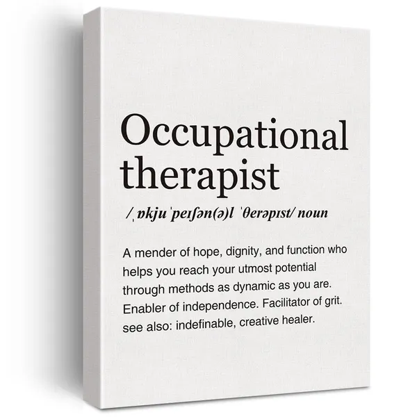 Multicolor_Occupational_Therapist_Definition_Print_Canvas_Wall_Art_Home_Office_Decor_Modern_Minimalist_Painting_12_x_16_Canvas_Poster_Framed_Ready_to_Hang_Therapy_Gift