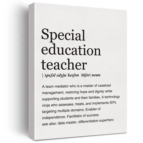 Multicolor_Special_Education_Teacher_Definition_Print_Canvas_Wall_Art_Home_Office_Decor_Modern_Minimalist_Painting_12_x_16_Canvas_Poster_Framed_Ready_to_Hang_Appreciation_Thank_You_Gift