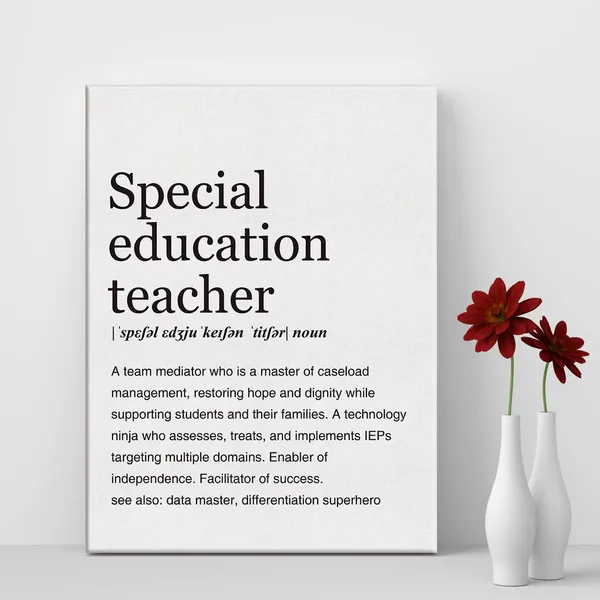 Multicolor_Special_Education_Teacher_Definition_Print_Canvas_Wall_Art_Home_Office_Decor_Modern_Minimalist_Painting_12_x_16_Canvas_Poster_Framed_Ready_to_Hang_Appreciation_Thank_You_Gift