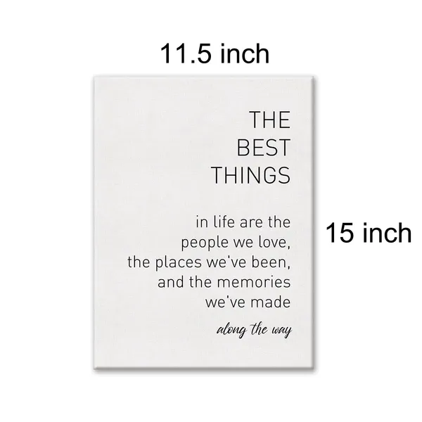 Multicolor_Inspirational_Sign_the_Best_Things_in_Life_Canvas_Home_Wall_Art_Decor_Motivational_Painting_12_x_16_Poster_Framed_Ready_to_Hang_Housewarming_gift