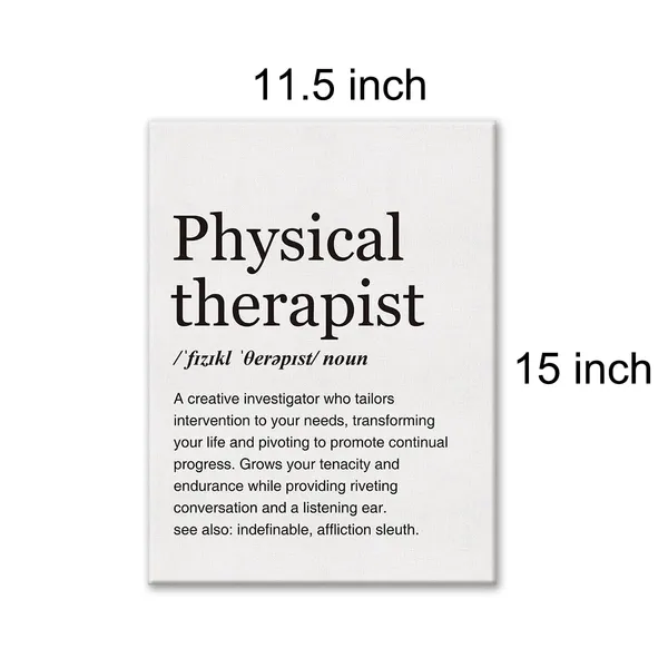 Multicolor_Physical_Therapist_Definition_Print_Canvas_Wall_Art_Home_Office_Decor_Modern_Minimalist_Painting_12_x_16_Canvas_Poster_Framed_Ready_to_Hang_PT_Gift