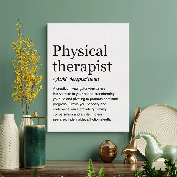 Multicolor_Physical_Therapist_Definition_Print_Canvas_Wall_Art_Home_Office_Decor_Modern_Minimalist_Painting_12_x_16_Canvas_Poster_Framed_Ready_to_Hang_PT_Gift
