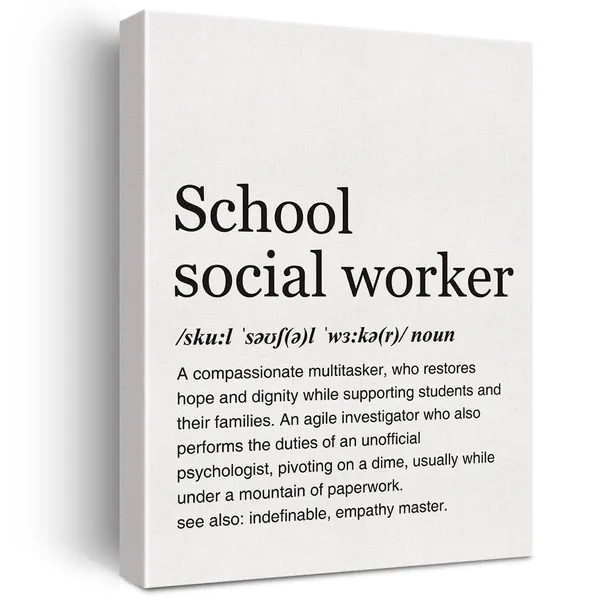 Multicolor_School_Social_Worker_Definition_Print_Canvas_Wall_Art_Home_Office_Decor_Modern_Minimalist_Painting_12_x_16_Canvas_Poster_Framed_Ready_to_Hang
