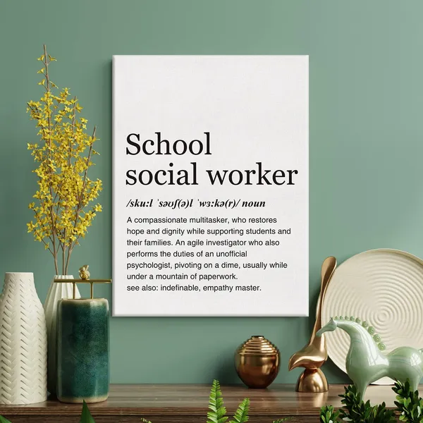 Multicolor_School_Social_Worker_Definition_Print_Canvas_Wall_Art_Home_Office_Decor_Modern_Minimalist_Painting_12_x_16_Canvas_Poster_Framed_Ready_to_Hang