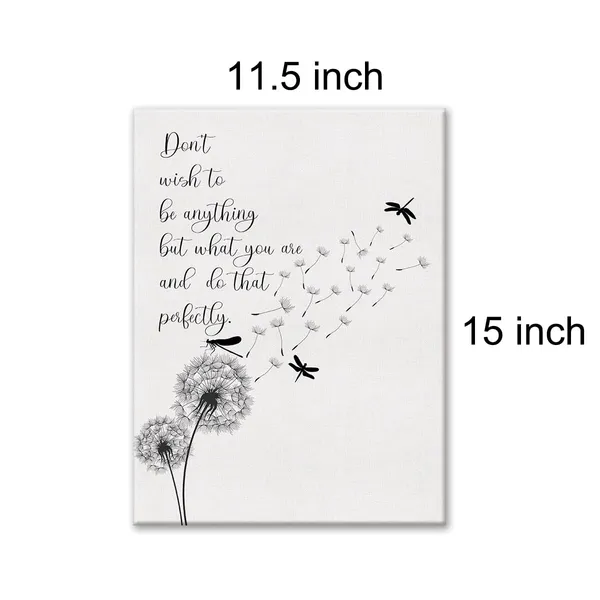 Multicolor_Inspirational_Quote_Do_that_Perfectly_Dandelion_Dragonfly_Print_Canvas_Home_Wall_Art_Decor_Home_Sign_Painting_12_x_16_Poster_Framed_Ready_to_Hang