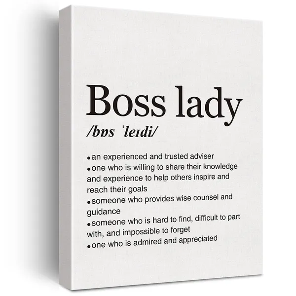 Multicolor_Boss_Lady_Definition_Print_Canvas_Wall_Art_Home_Office_Decor_Modern_Minimalist_Painting_12_x_16_Canvas_Thank_You_Mentor_Sign_Poster_Framed_Ready_to_Hang_Gift