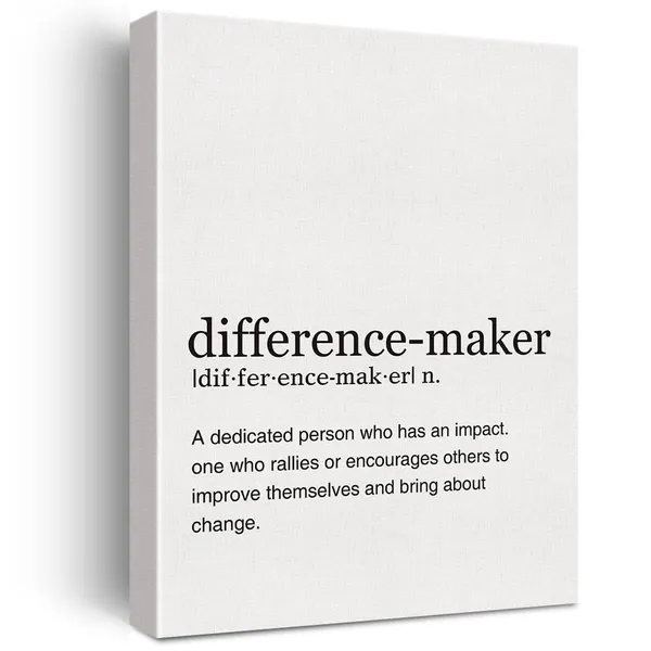 Multicolor_Difference-Maker_Definition_Print_Canvas_Wall_Art_Home_Office_Decor_Modern_Minimalist_Painting_12_x_16_Canvas_Difference_Maker_Poster_Framed_Ready_to_Hang_Gift