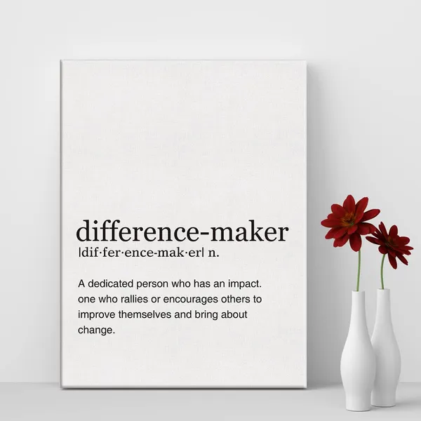 Multicolor_Difference-Maker_Definition_Print_Canvas_Wall_Art_Home_Office_Decor_Modern_Minimalist_Painting_12_x_16_Canvas_Difference_Maker_Poster_Framed_Ready_to_Hang_Gift