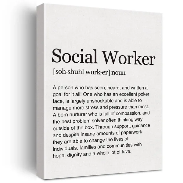 Multicolor_Social_Worker_Definition_Print_Canvas_Wall_Art_Home_Office_Decor_Modern_Minimalist_Painting_12_x_16_Canvas_Poster_Framed_Ready_to_Hang_Artwork_Graduation_Gift