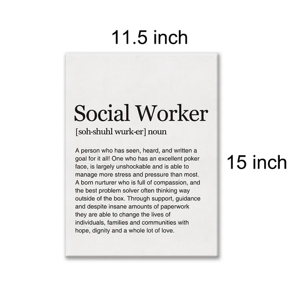 Multicolor_Social_Worker_Definition_Print_Canvas_Wall_Art_Home_Office_Decor_Modern_Minimalist_Painting_12_x_16_Canvas_Poster_Framed_Ready_to_Hang_Artwork_Graduation_Gift