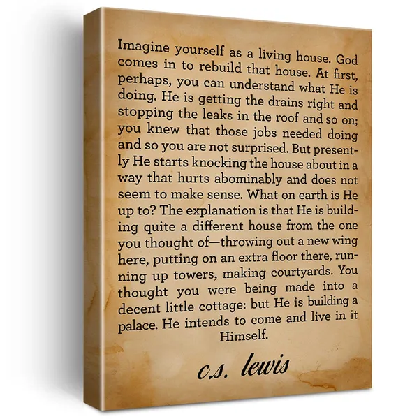 Multicolor_Inspirational_Quote_Christian_Retro_Print_Canvas_Wall_Art_Home_Decor_Imagine_Yourself_as_a_Living_House_Painting_12_x_16_Canvas_Poster_Framed_Ready_to_Hang