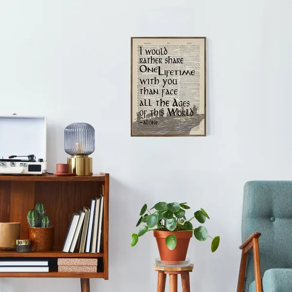 Multicolor_I_Would_Rather_Share_One_Lifetime_-_Arwen,_Merch,_Birthday_Decor,_Lord_of_the_Rings_Poster,_Canvas_Wall_Art_Decor,_12x15