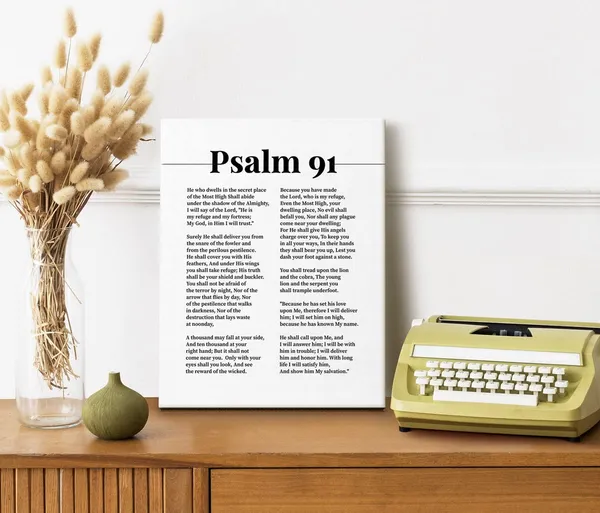 Multicolor_Psalms_91_Print_Poster_Christian_Canvas_Wall_Art,_Spiritual_Wall_Decor_Sign,_Christian_Gift_Bible_Quote_Print_Biblical_Verses_Scripture_Baptism_Gift,_Christian_Family_Home_or_Office_Decor_12x15