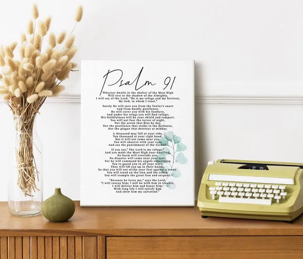 Multicolor_Psalms_91_Christian_Canvas_Wall_Art,_Spiritual_Wall_Decor_Sign_Scripture_Signs_|_For_Home_or_Office_Decor,_Inspirational_Quote_Canvas_Prints_Poster_Wall_Art,_Christian_Family_Home_or_Office_Decor_Saying