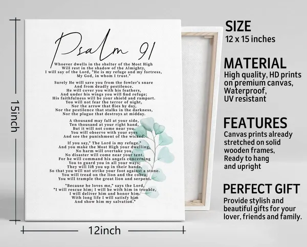 Multicolor_Psalms_91_Christian_Canvas_Wall_Art,_Spiritual_Wall_Decor_Sign_Scripture_Signs_|_For_Home_or_Office_Decor,_Inspirational_Quote_Canvas_Prints_Poster_Wall_Art,_Christian_Family_Home_or_Office_Decor_Saying
