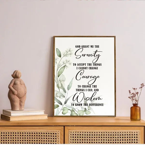 Multicolor_Serenity_Prayer_Wall_Art,_Serenity_Prayer,_Serenity_Prayer_Wall_D??or,_Scripture_Wall_Art,_Serenity_Prayer_Gifts,_Framed_Canvas_Wall_Art_Decor,_Bible_Verses_Wall_D??or,_God_Grant_Me_The_Serenity_12x15