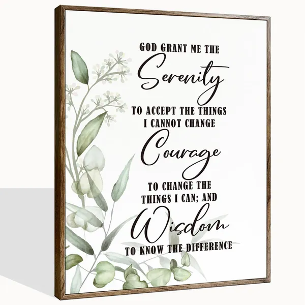 Multicolor_Serenity_Prayer_Wall_Art,_Serenity_Prayer,_Serenity_Prayer_Wall_D??or,_Scripture_Wall_Art,_Serenity_Prayer_Gifts,_Framed_Canvas_Wall_Art_Decor,_Bible_Verses_Wall_D??or,_God_Grant_Me_The_Serenity_12x15