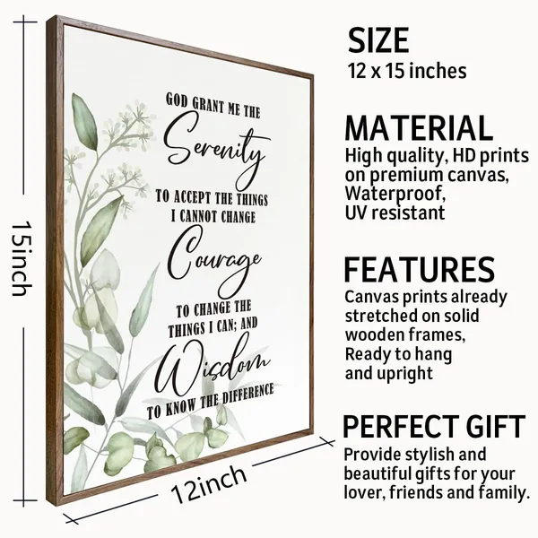 Multicolor_Serenity_Prayer_Wall_Art,_Serenity_Prayer,_Serenity_Prayer_Wall_D??or,_Scripture_Wall_Art,_Serenity_Prayer_Gifts,_Framed_Canvas_Wall_Art_Decor,_Bible_Verses_Wall_D??or,_God_Grant_Me_The_Serenity_12x15