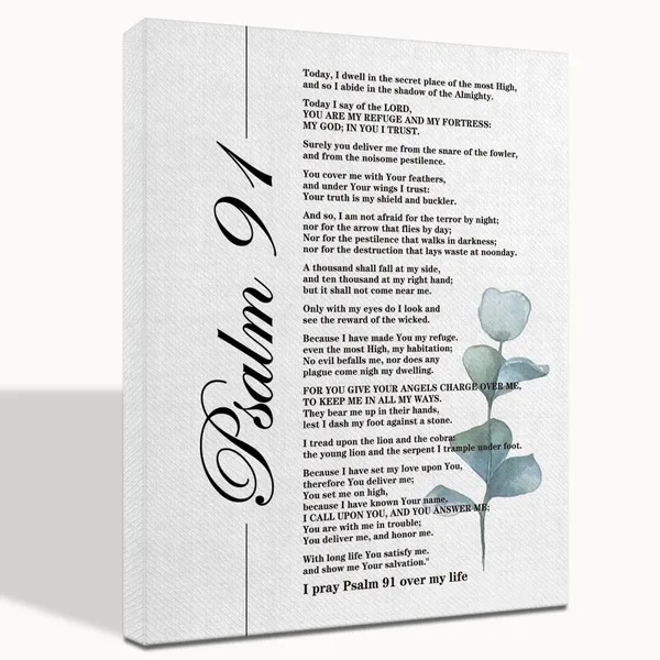 Multicolor_Psalms_91,_Psalm_91_Wall_Art,_Bible_Verse_Wall_Art,_Psalms_91,_Spiritual_Wall_Decor,_Spiritual_Wall_Art,_Scripture_Baptism_Gift,_Christian_Canvas_Wall_Art,_Christian_Art_Wall_D??or_16x20_inch