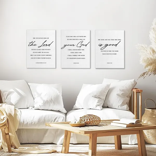 Multicolor_3_Pieces_Canvas_Wall_Art,_Christian_Canvas_Posters,_Scripture_Wall_Decor,_Bible_Verse_Posters,_Christian_Artwork_|_For_Home_Decor,_Living_Room_Decor,_Church_Decor,_The_Lord_Your_God_Is_Good_Prints